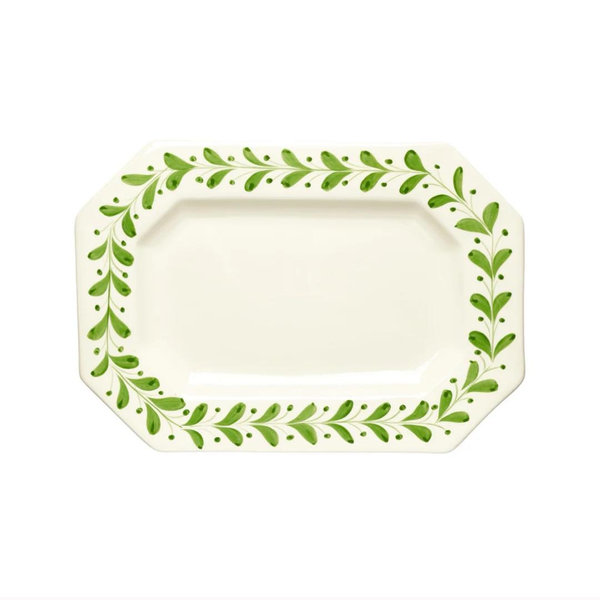 Anna Octagonal Platter - Olive
