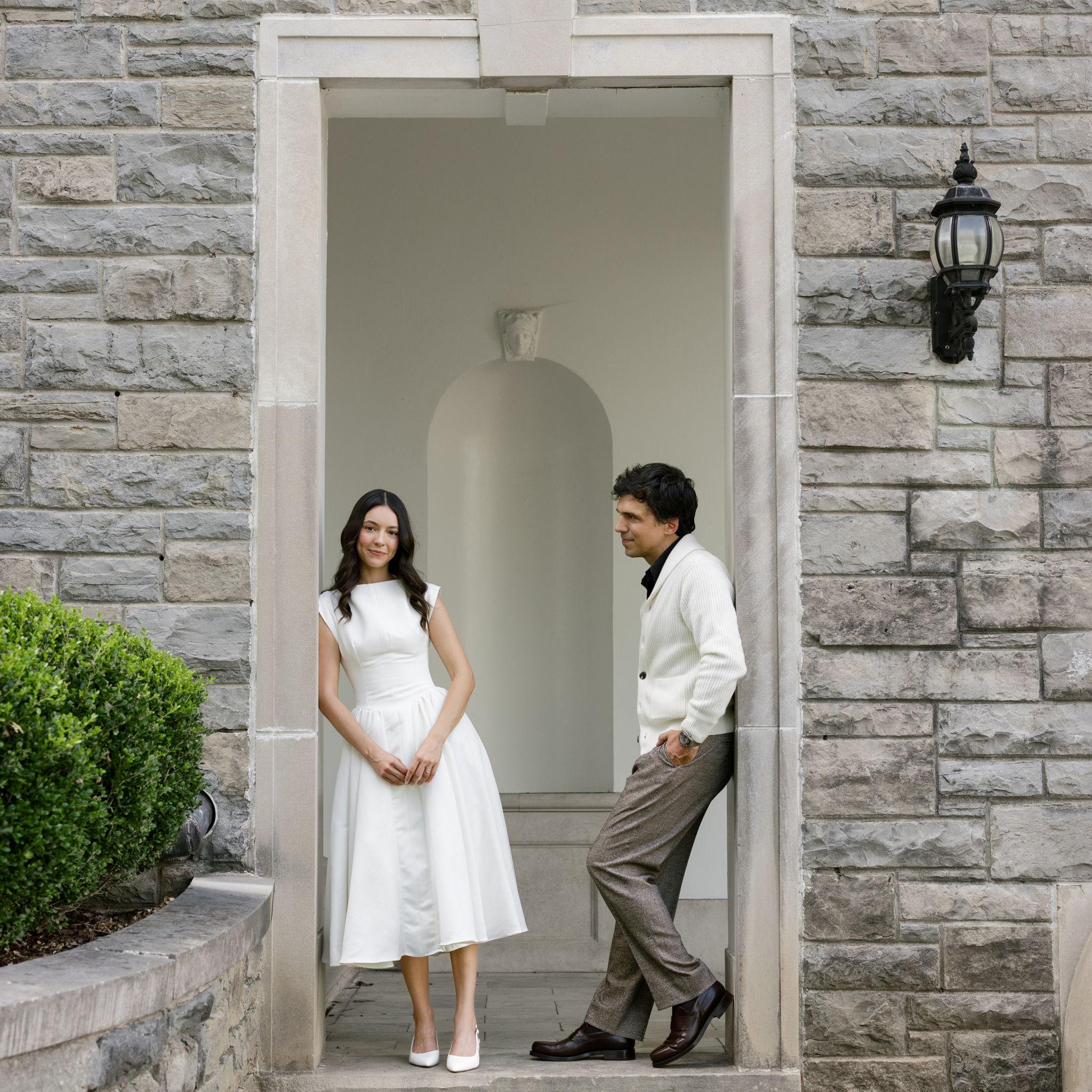 We took our engagement photos at Cheekwood gardens in October 2025