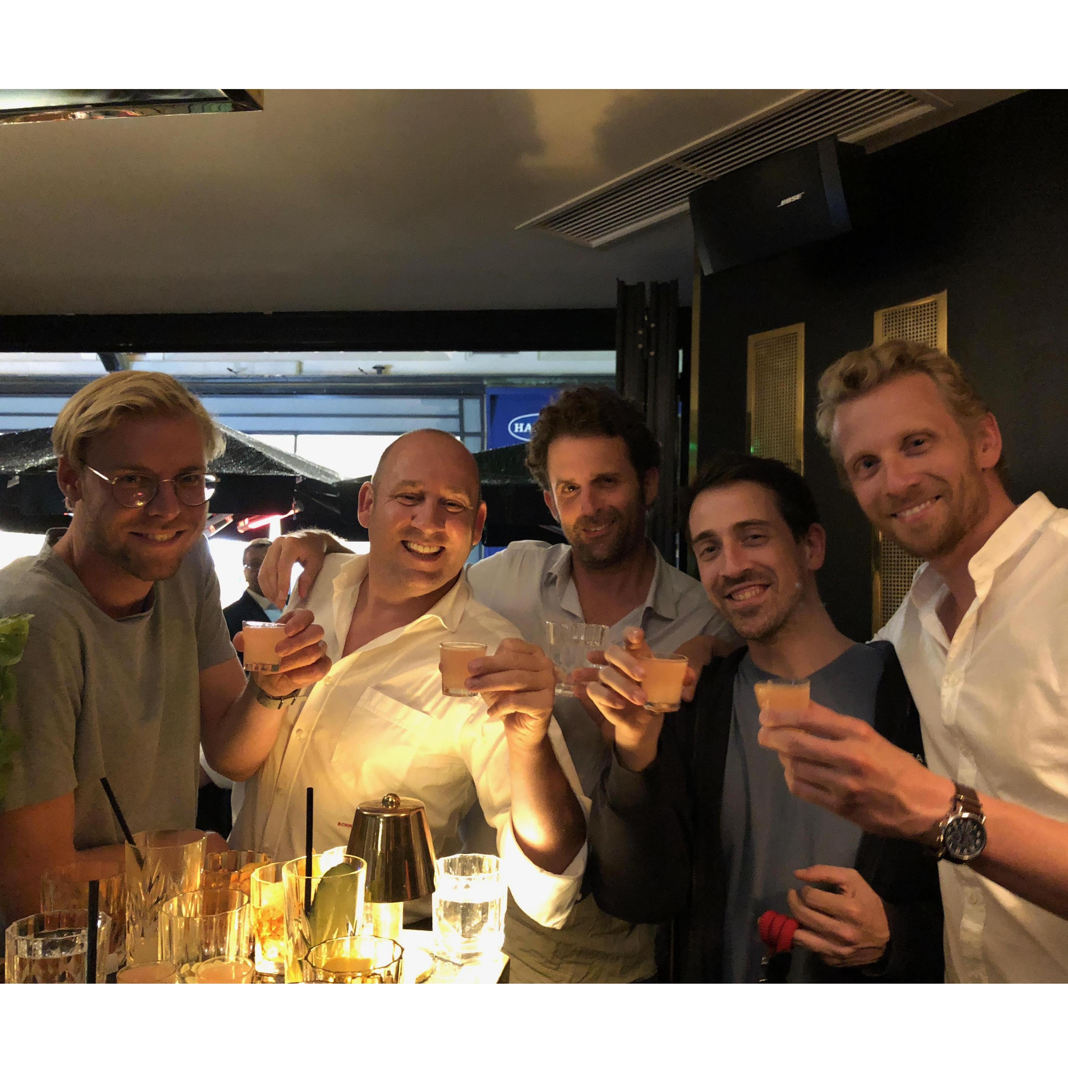 Night out in Vienna with Clemens’ brothers and friends growing up