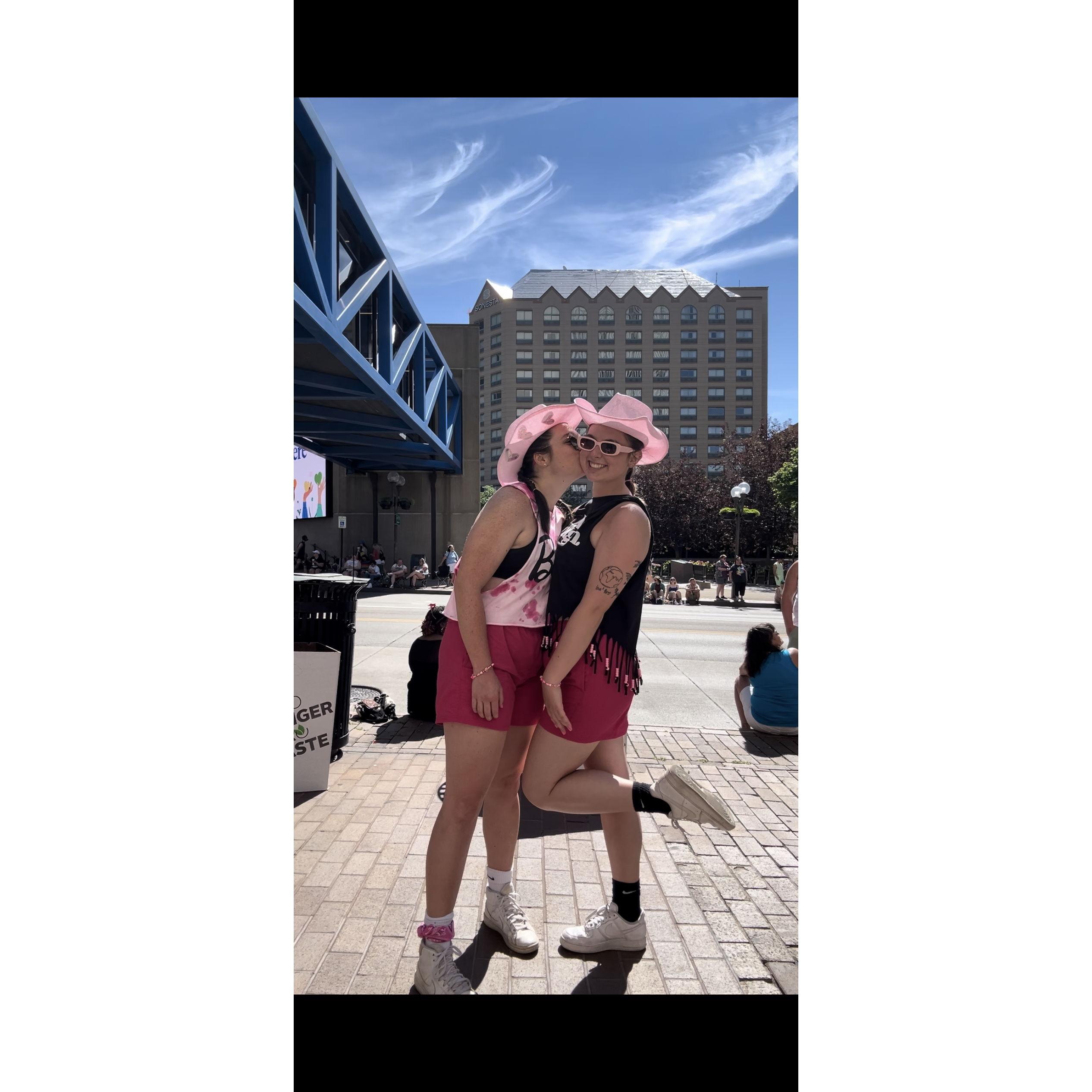 Third edition of pride- Ken and Barbie style
