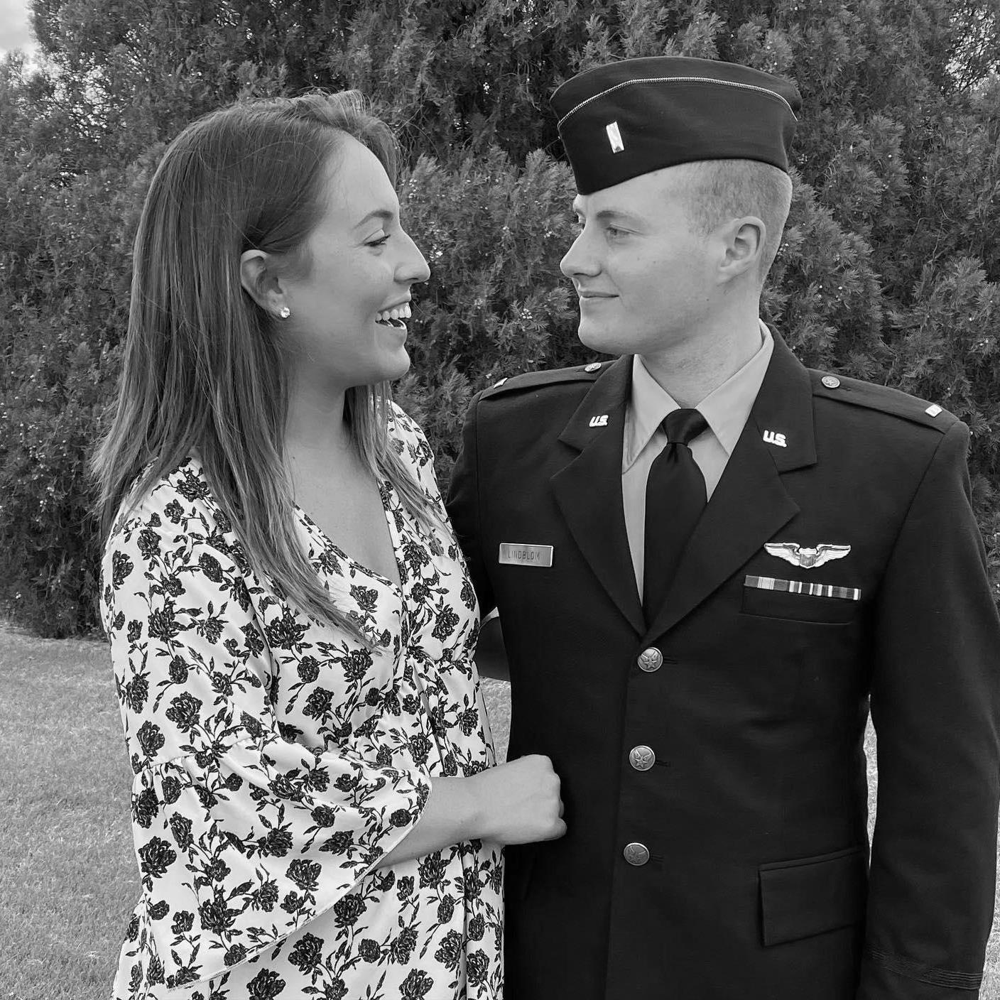 Sam getting his wings!