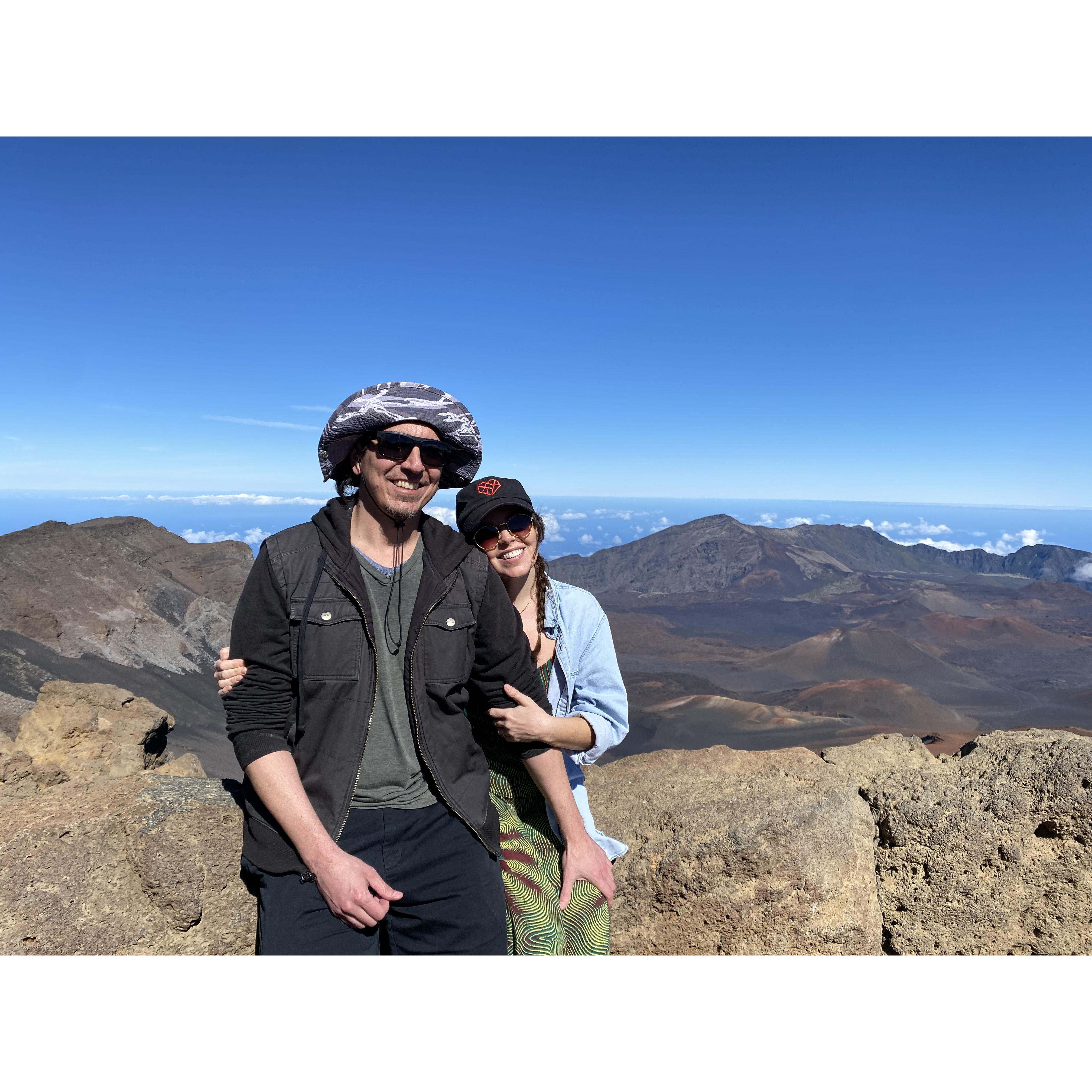 Alex and Jason in Hawaii, 2022.