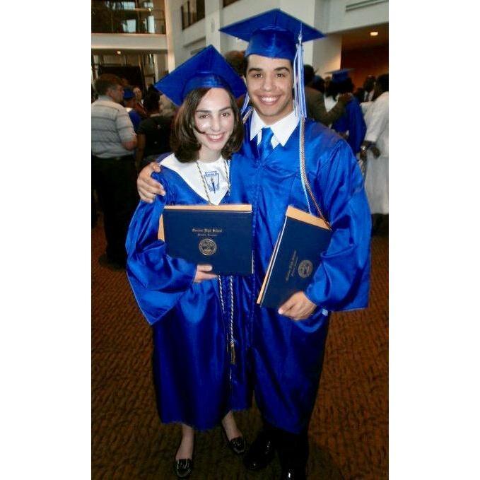 We have seen each other grow up! Here we are back in 2010 when we graduated from high school at the Cannon Center for the Performing Arts.
