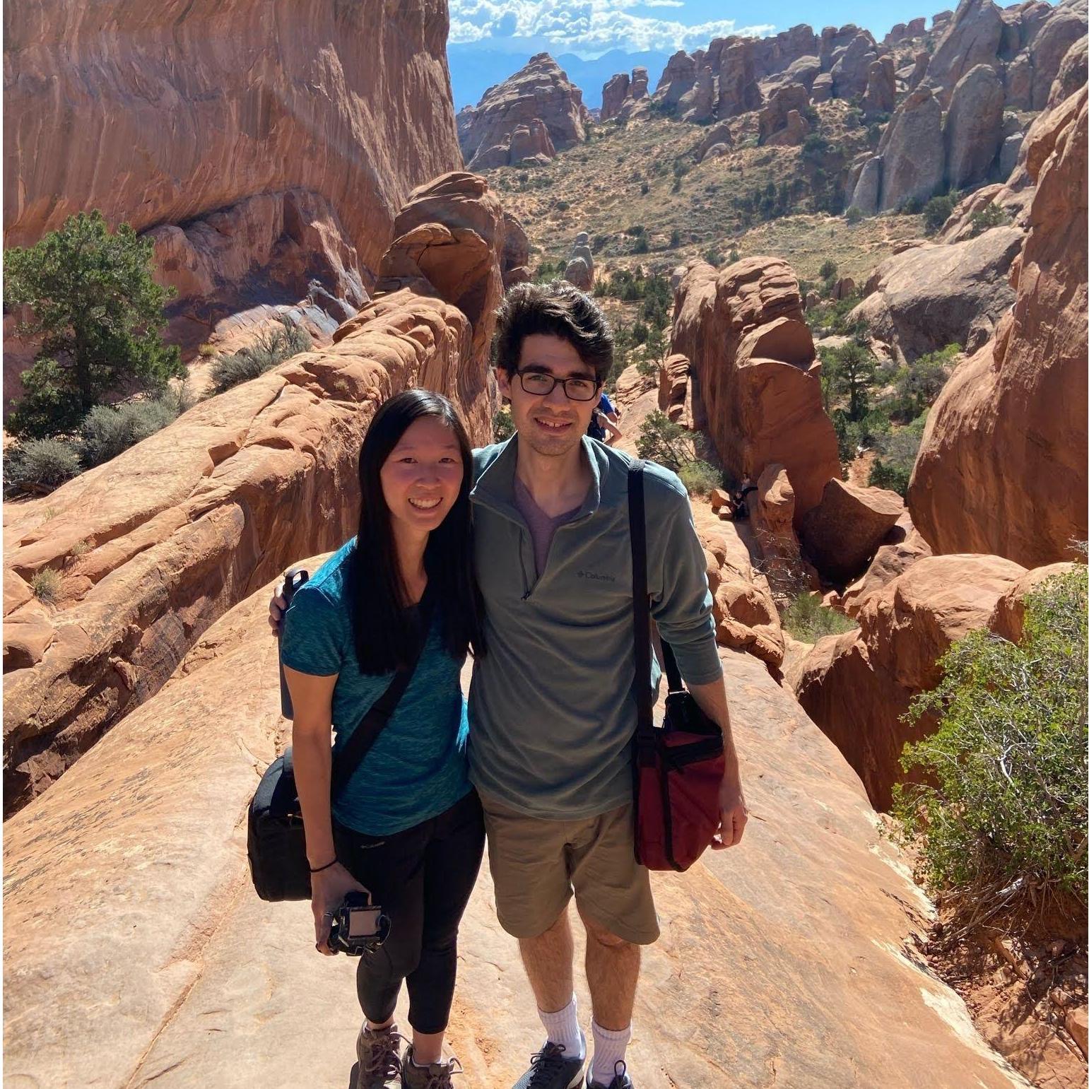 Amazing trip to Arches National Park with their close friends Sonia and Ravi. 10/10 would do again