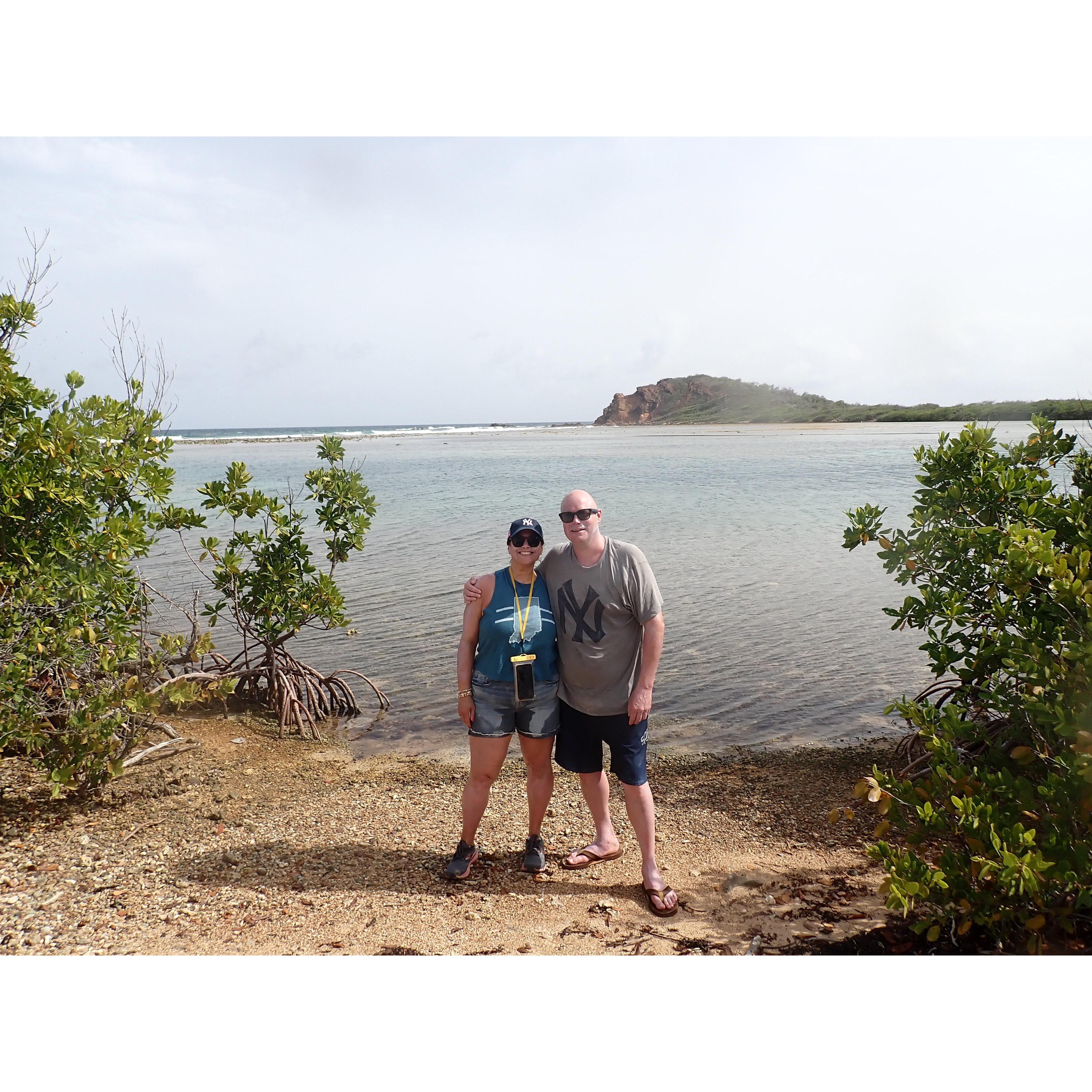 St. Thomas, USVI.  Moments later, we were nearly eaten by a Barracuda.
