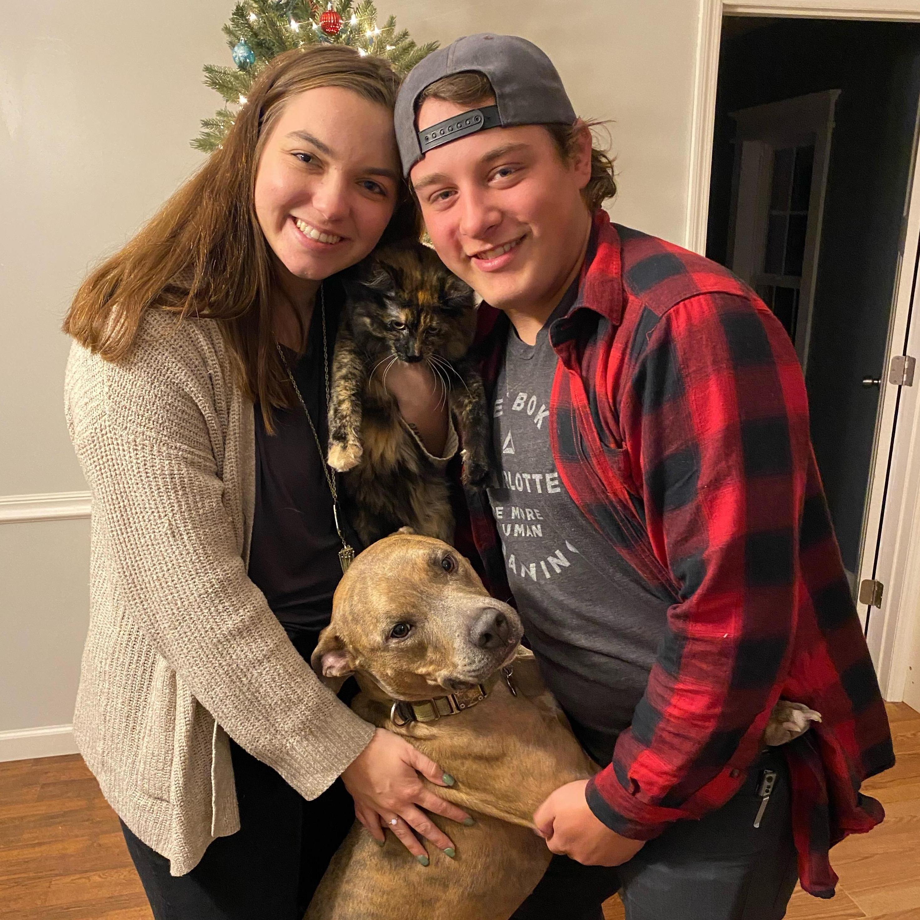 Family picture, featuring Amber & Kai