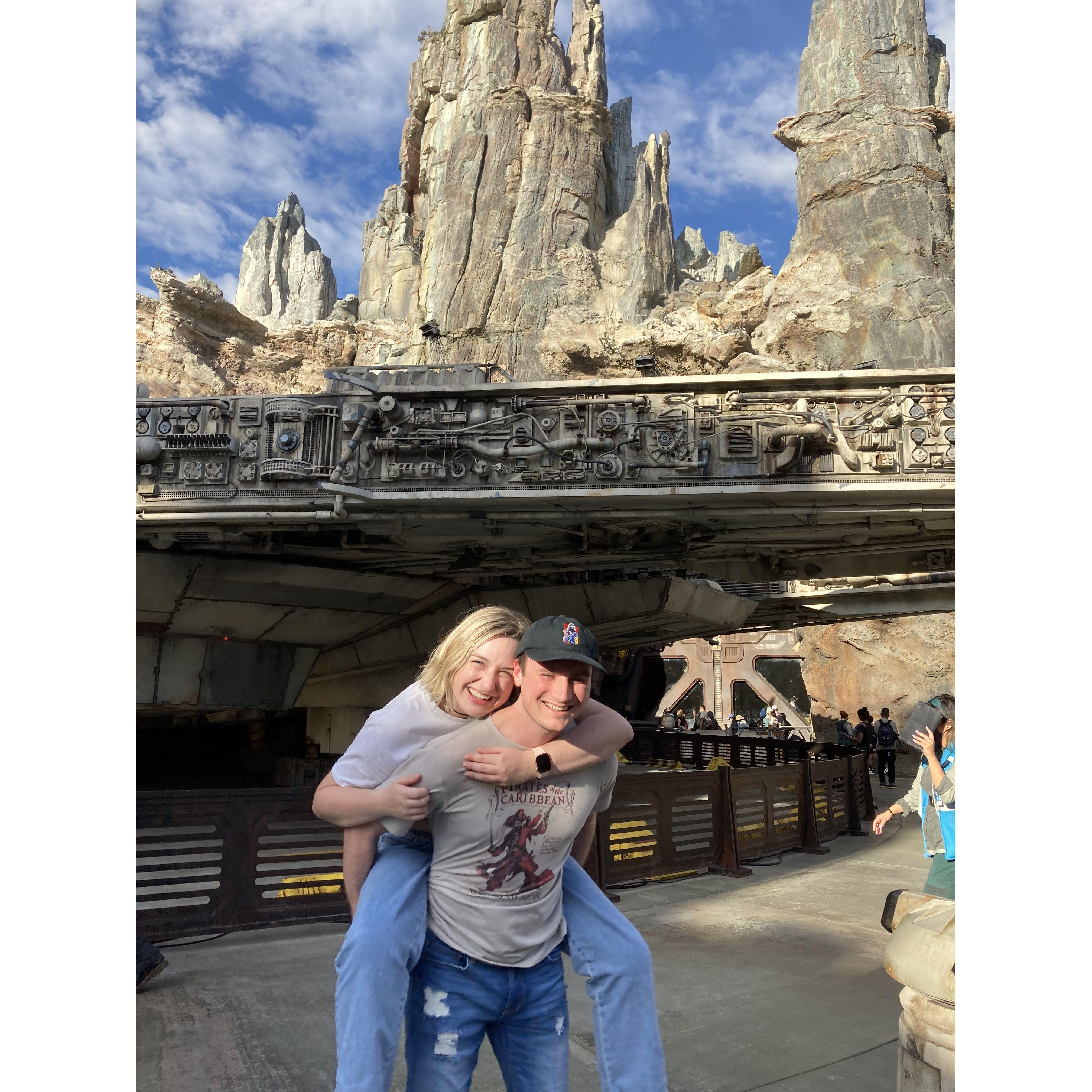 Brandon took Darcy to Disneyland for her first time.  She was very giddy.  11/22/21