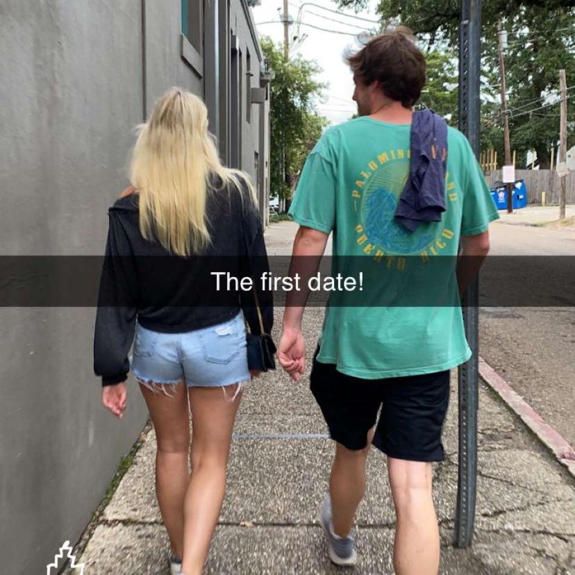 Andrew took a detour back from his family vacation in Watercolor without telling anyone, including me, until he was 30min away from Baton Rouge and took me on our first date!