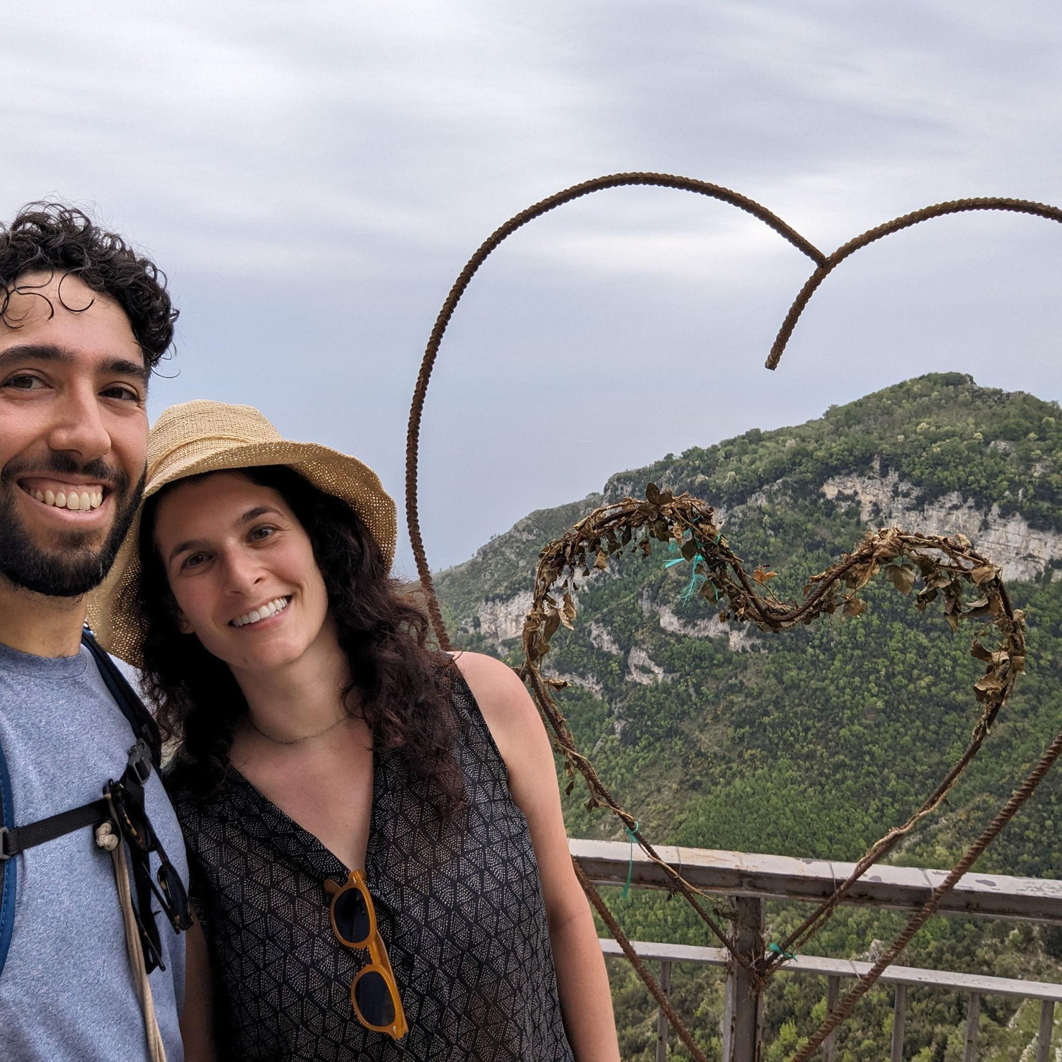 Found this cute heart near the top of our hike up the Path of the Gods on the Amalfi Coast