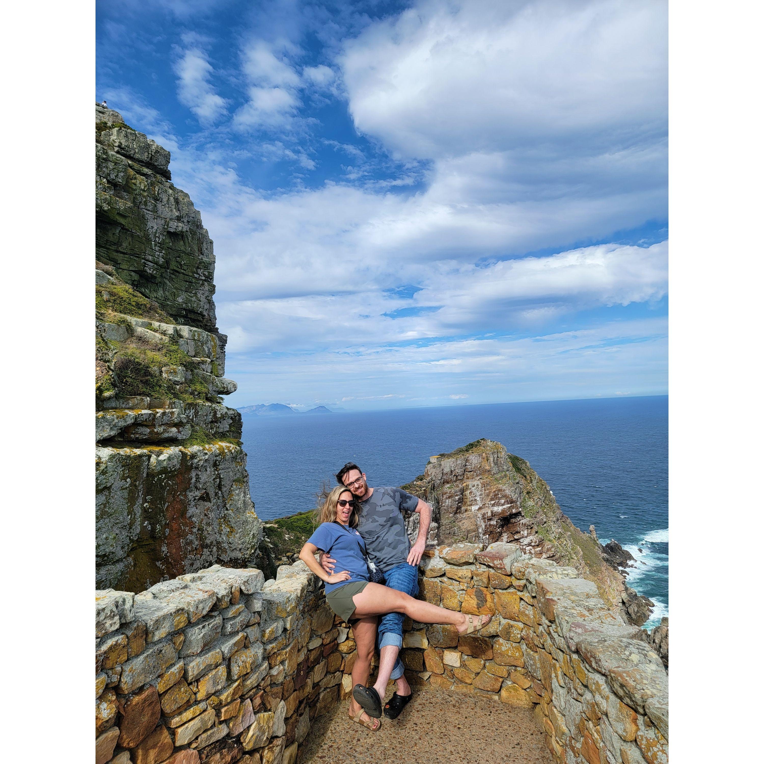 The second look-out we had to move down to. This is where John proposed!