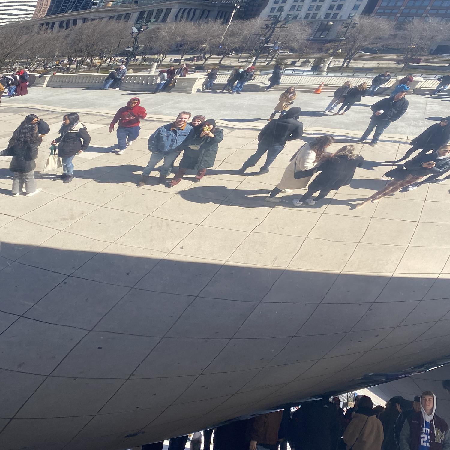 Matt, Will, and Liz at the Bean!