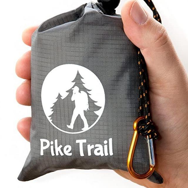 Pocket Blanket -Compact Picnic Blanket (60"x 56") - Sand Proof Beach Blanket / 100% Waterproof Ground Cover. Great Outdoor Blanket for Hiking, Camping, Picnics, Travel and Beach Trips!