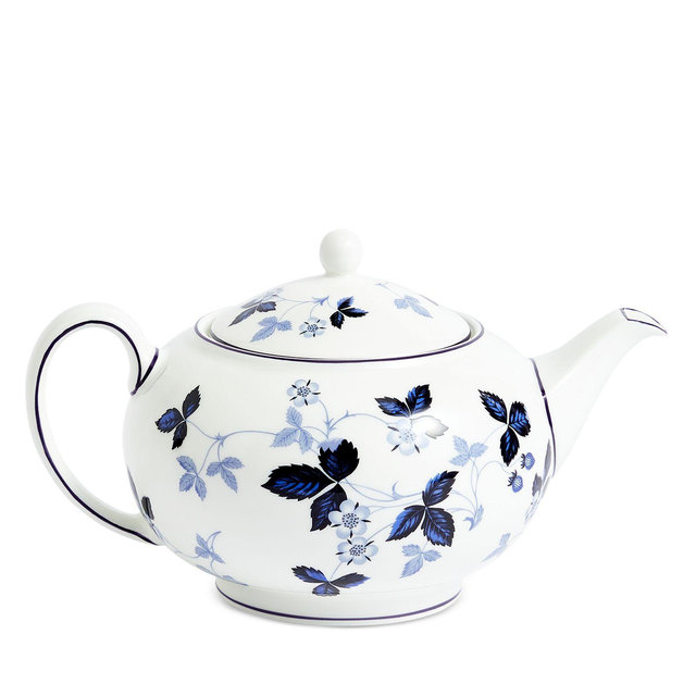 Wedgwood Wild Strawberry Inky Blue Teapot