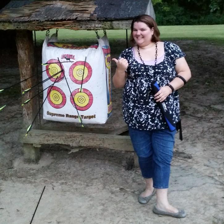 In August 2015 he told me he loved me for the first time. To celebrate, he bought us matching bows and arrows.