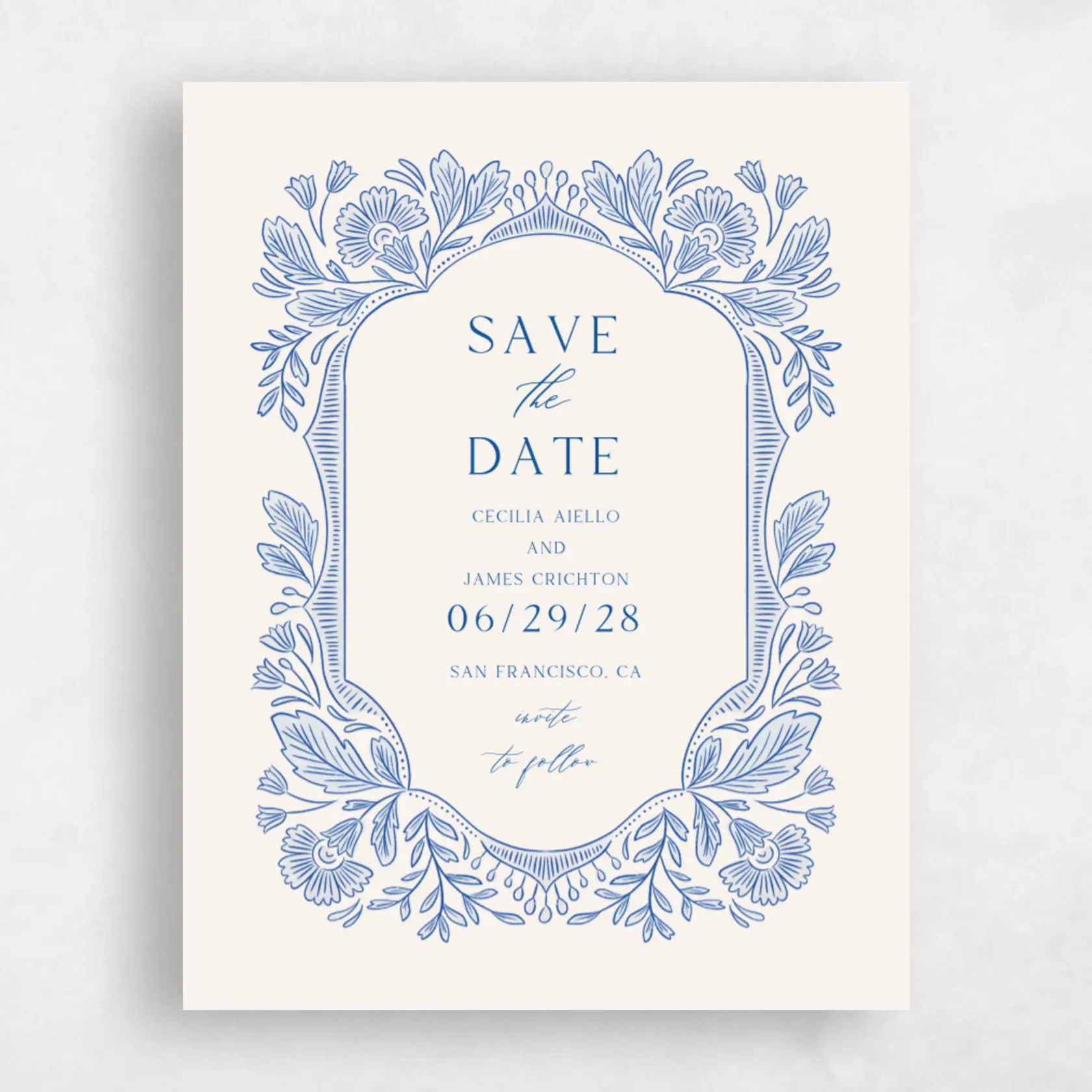 Save The Date - Caleania Portrait preview