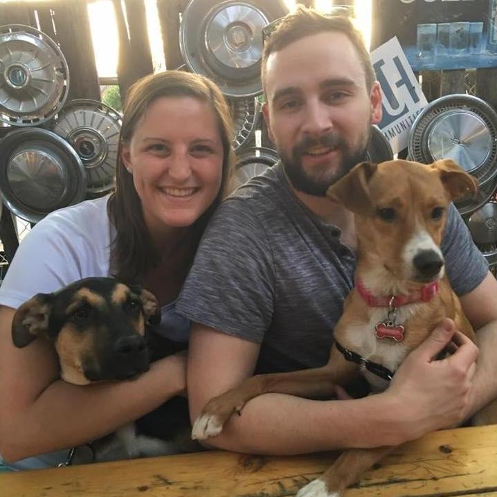 The first photo of our family! AND Tom's first trip to Dallas, Texas!