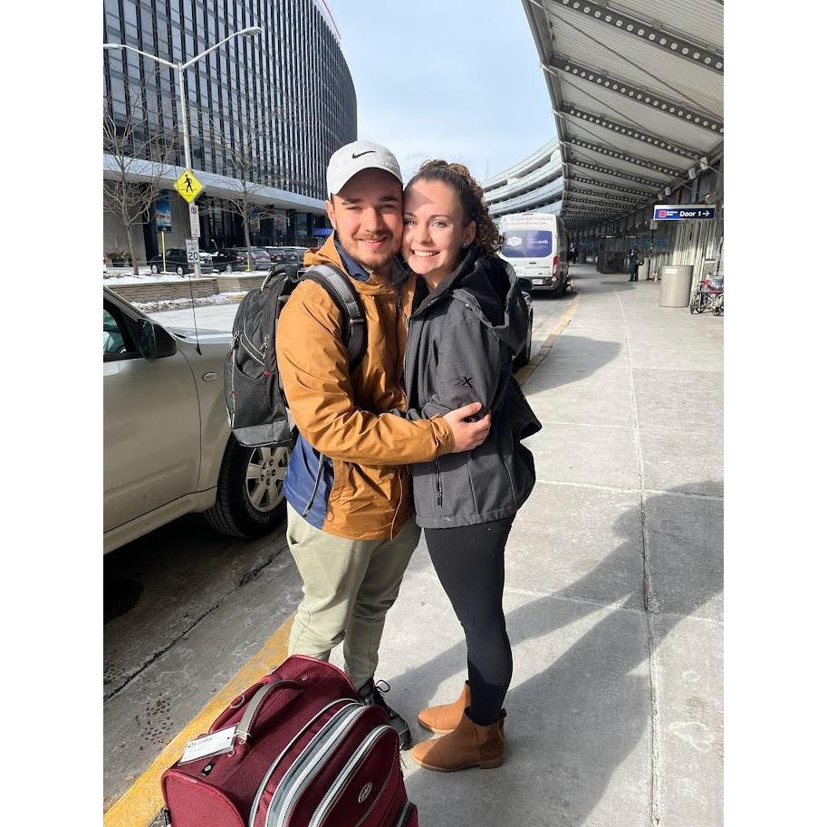 Dropping Matthew off at the airport for his trip to Greece - saying I missed him is an understatement.