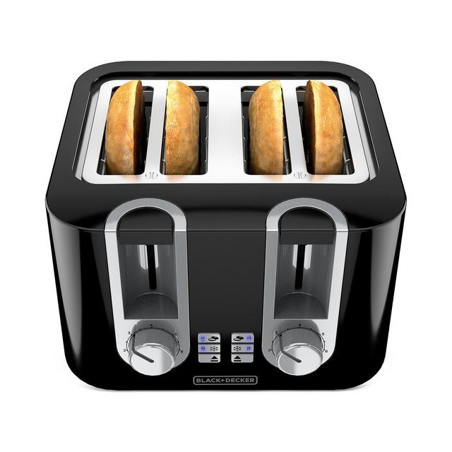 Black & Decker 4-Slice Wide-Slot High-Lift Toaster