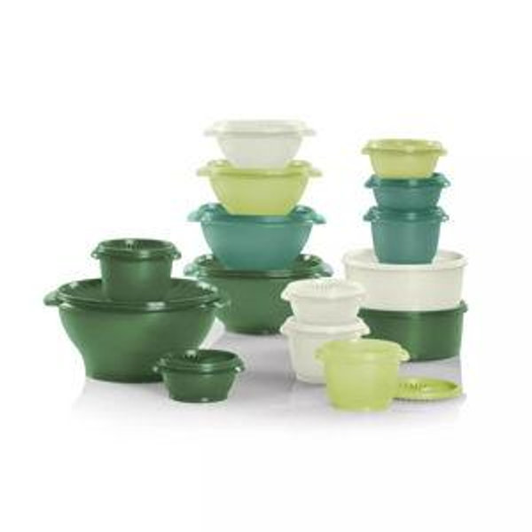 Tupperware 30pc (set of 15) Heritage Food Storage Container Set