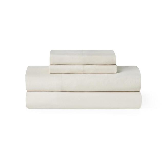 UGG Devon Luxury Sheet Set - Ultra-Soft Prewashed Comfort, 3 or 4-Piece Bedding Set with Flat Sheet, Fitted Sheet, and Pillowcases - Cozy and Breathable for Ultimate Relaxation (Birch, Queen)