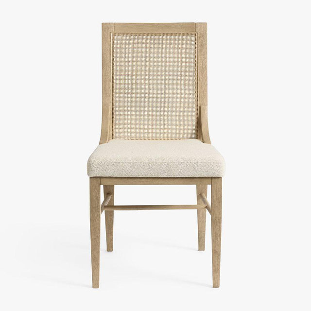 Atwood Cane Dining Side Chair, Seadrift