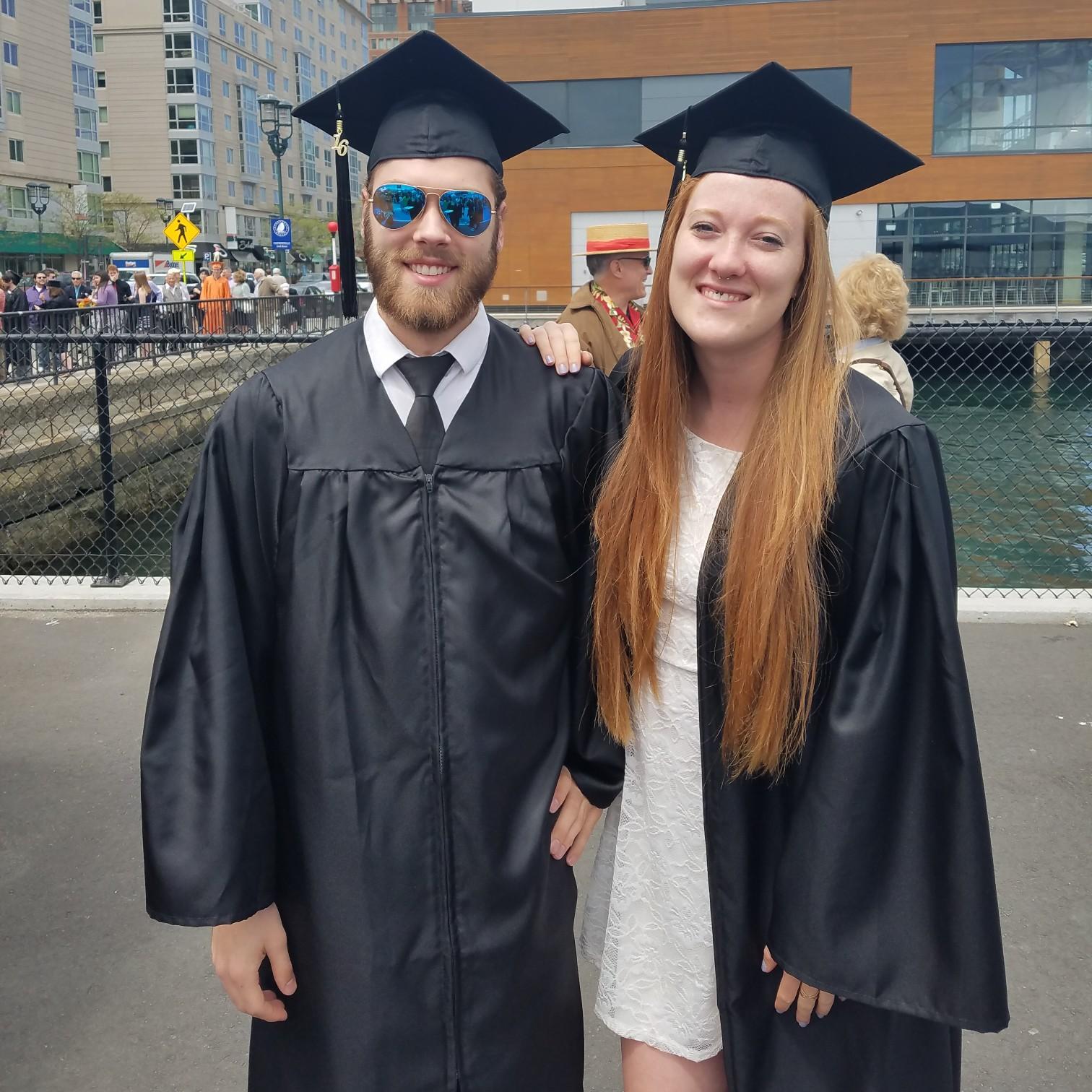 College Graduation - Boston - 2016 (1 year before we started dating!)