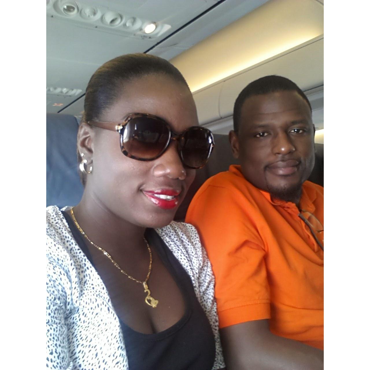 Our 1st plane ride together- Tobago 2015......a little over 6 months into dating.
