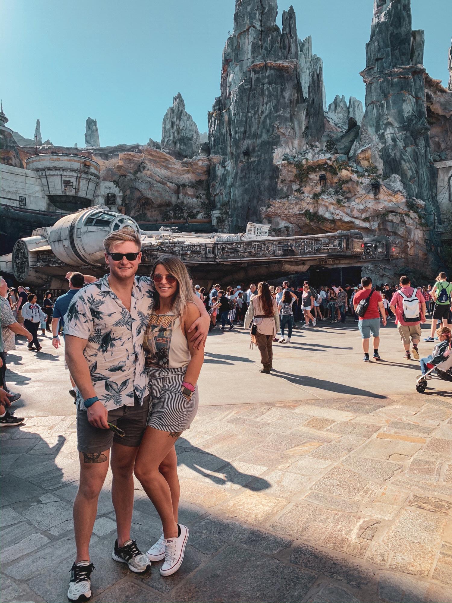 First time for both of us at Disney's Galaxy's Edge! Dreams do come true. November 2019