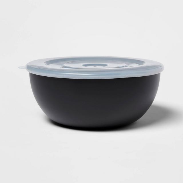 Lidded Mixing Bowl Black - Room Essentials™