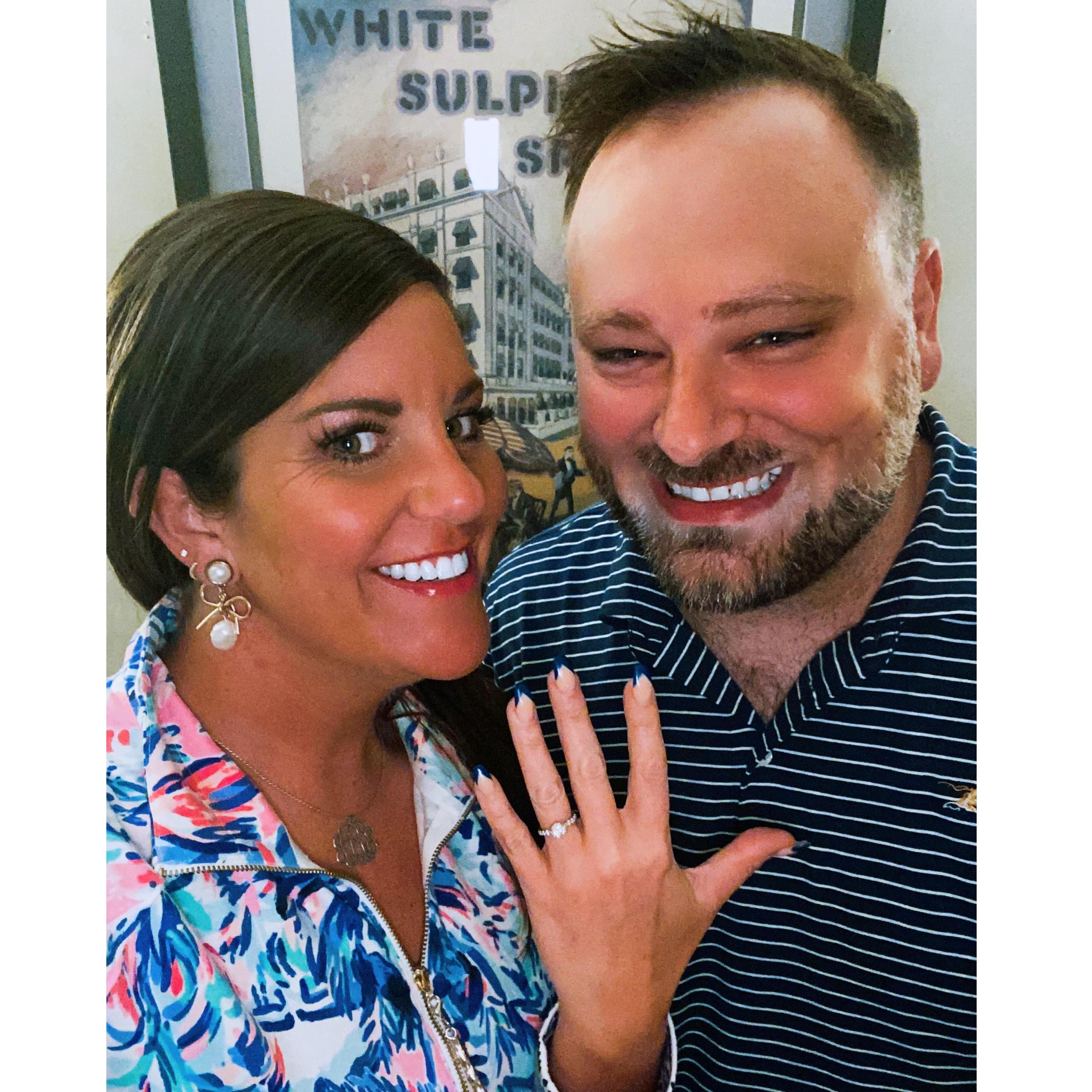 7.1.21 - Night we got engaged at The Greenbrier.