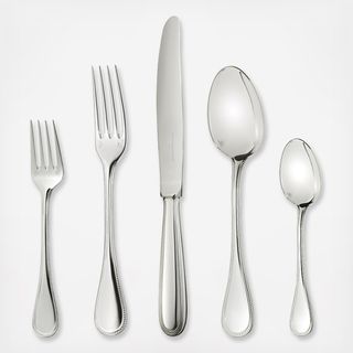 Perles Silverplate Individual 5-Piece Place Setting, Service for 1