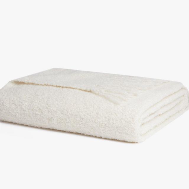 Alpaca Boucle Throw