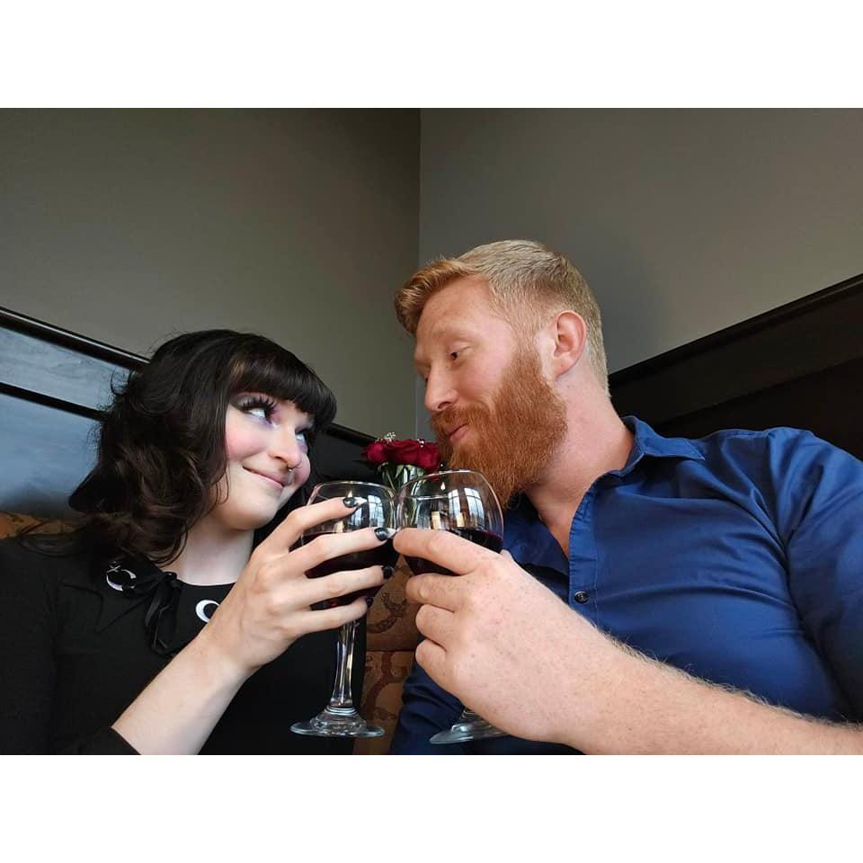 Right before he popped the question!