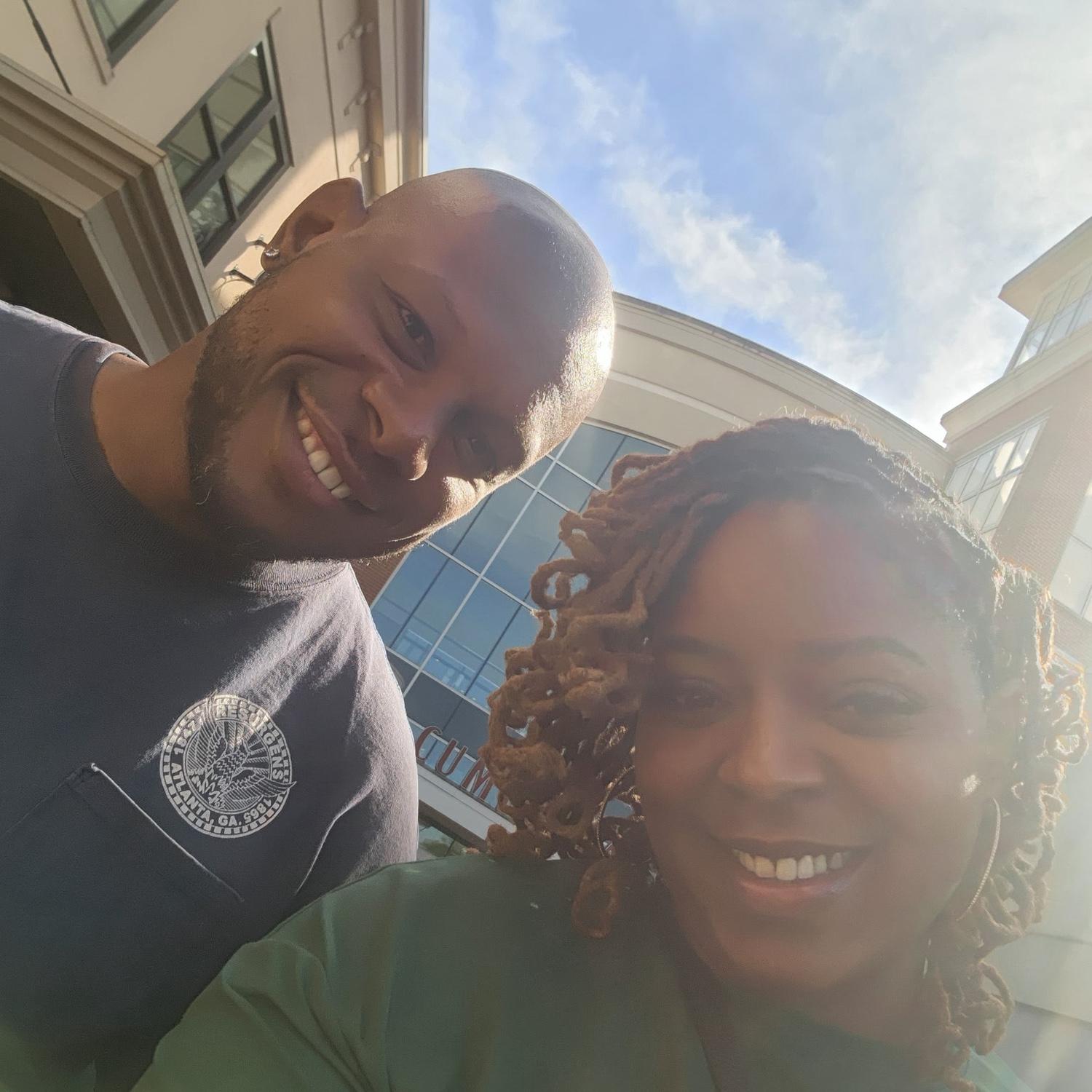 Straight from work, picking me up from the airport run to the mall in ATL April 2023