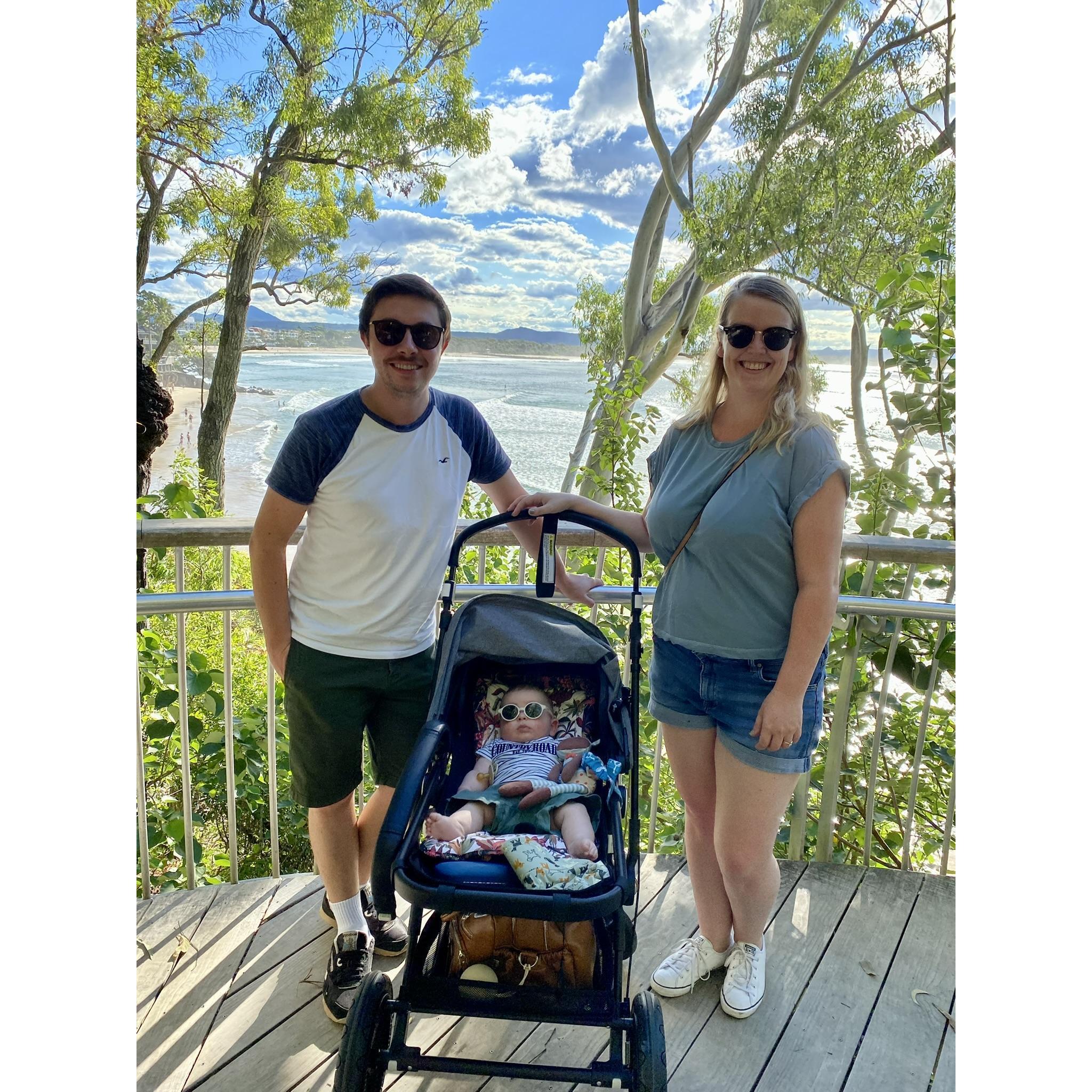Family stroll in Noosa National Park - March 2022
