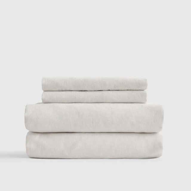 European Linen Sheet Set - With Flat Sheet