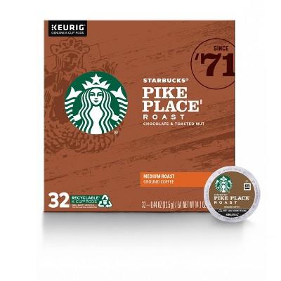 Starbucks Pike Place Medium Roast Coffee - Keurig K-Cup Pods - 32ct