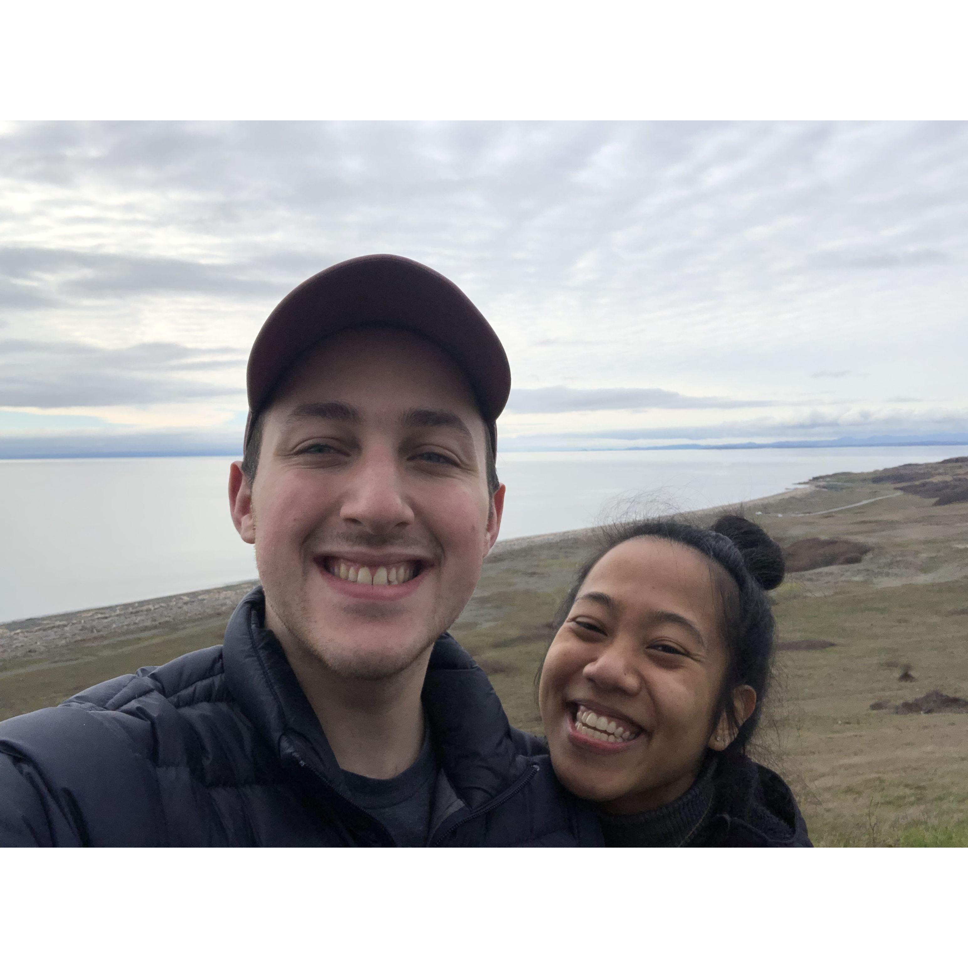 If you already went through our story above, please continue to see who we are with the following photos!
*Us in one of our favorite places, the San Juan Islands, WA* 02-18-22