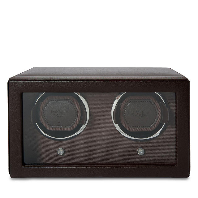 WOLF 1834 Cub Double Watch Winder with Cover