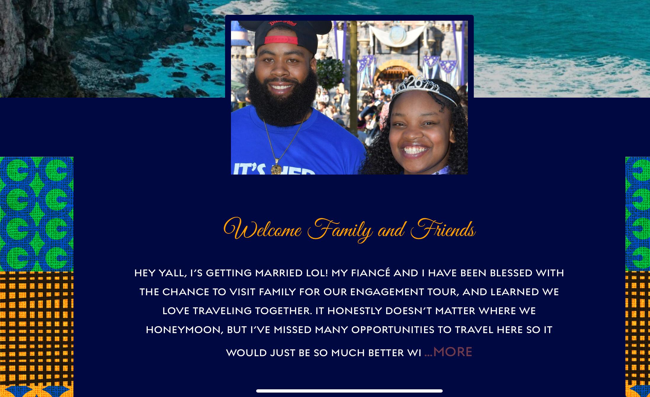 The Wedding Website of Aliya Timberlake and Quinterrius Doyle