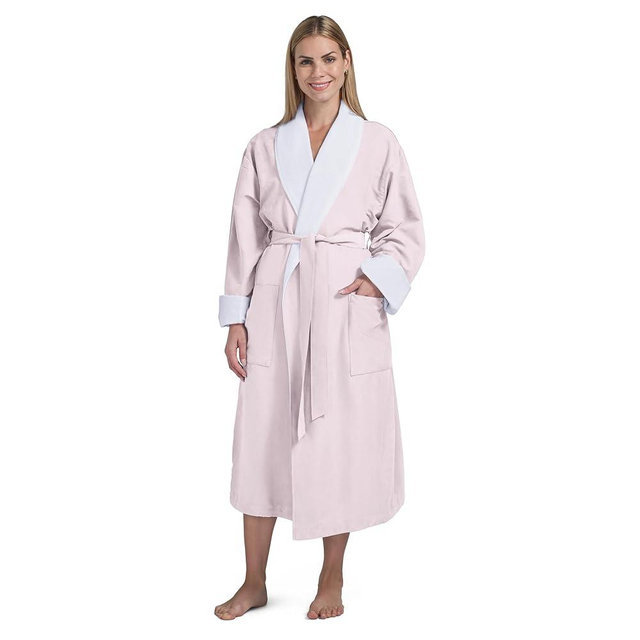 Women's Microfiber Robe by BOCA - Luxury Hotel Bathrobe, Long Spa Robes for Women - Generous Sizing