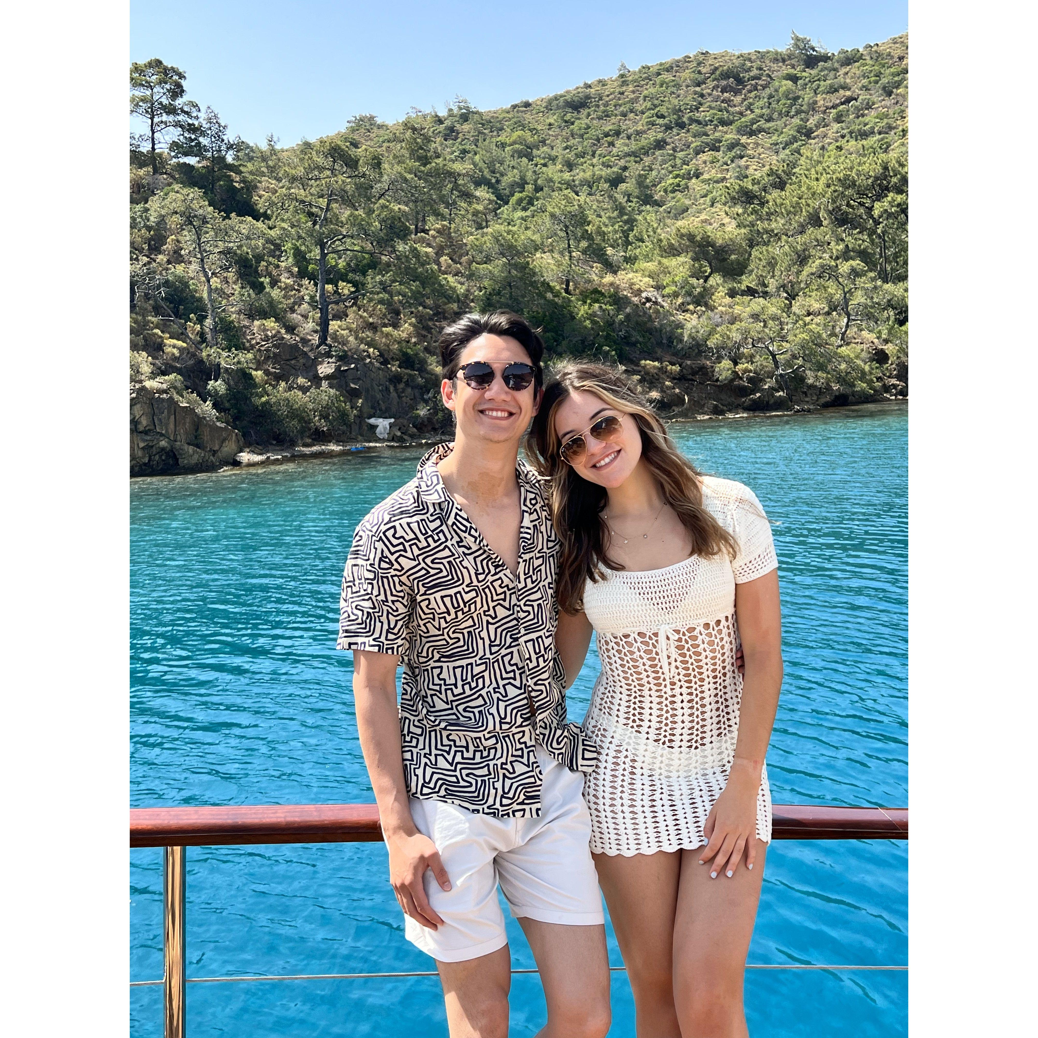 Josh's first trip to Turkey, sailing the Mediterranean Sea