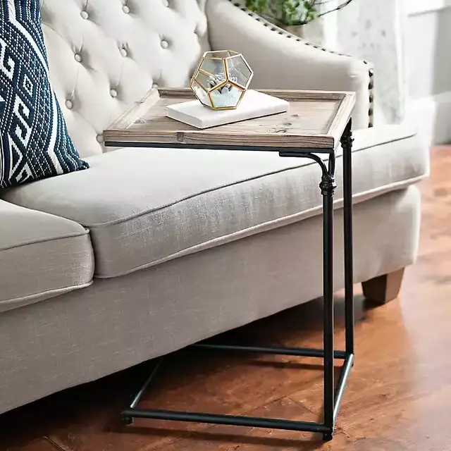 Distressed Tray Top C-Table