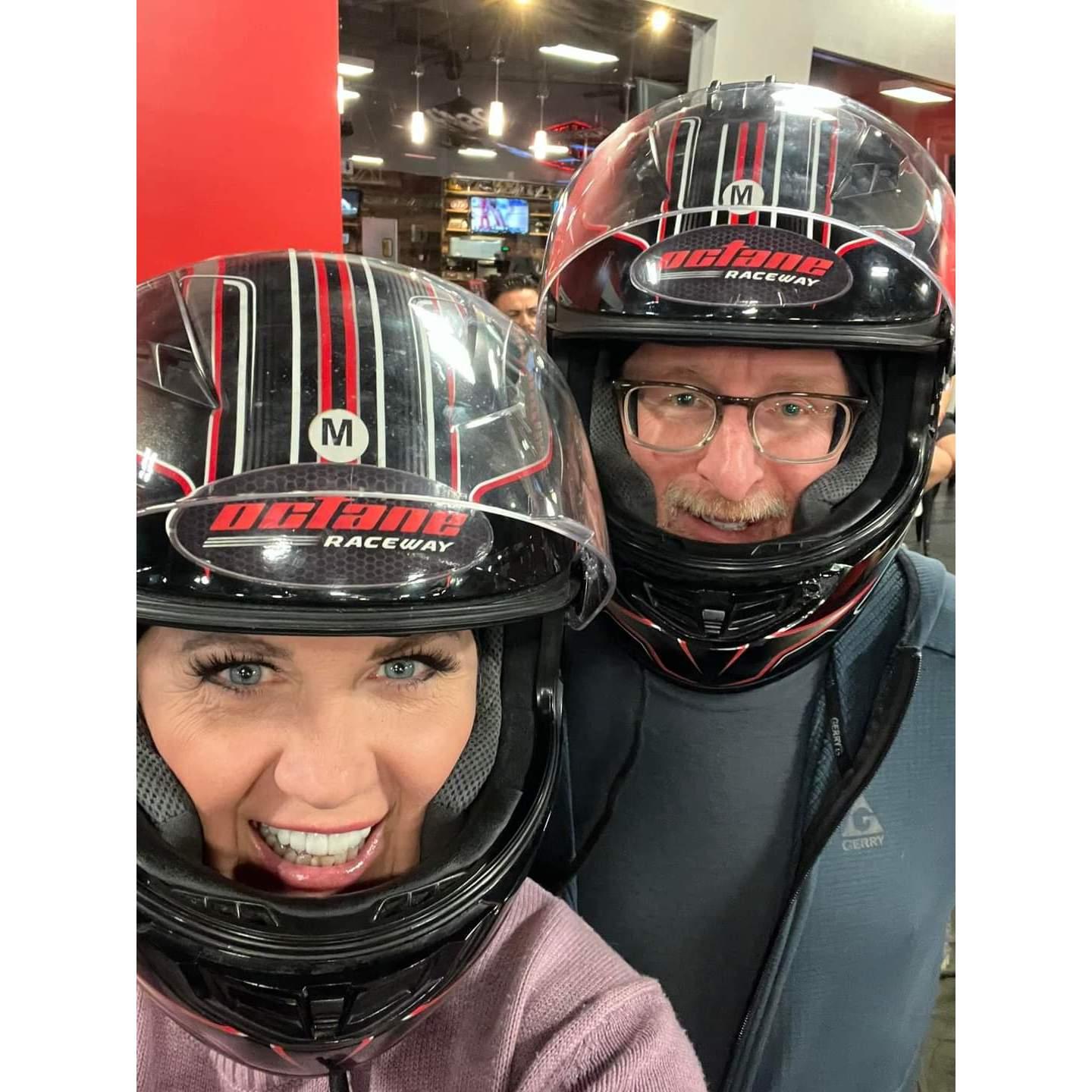 Go Kart racing at Octane Raceway