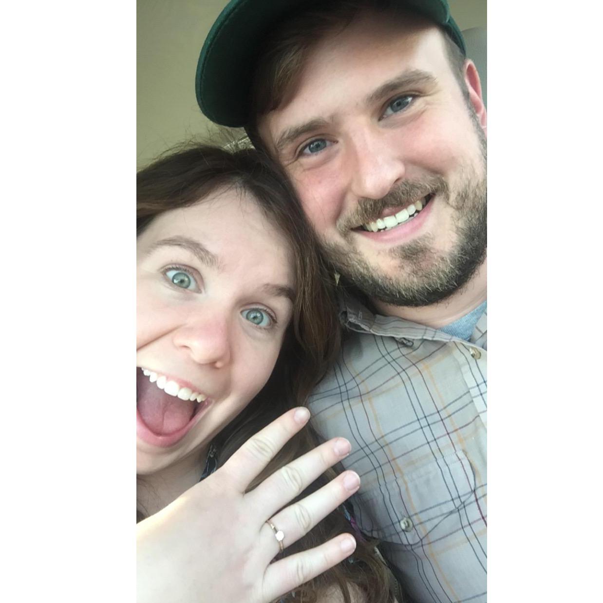 We're engaged!