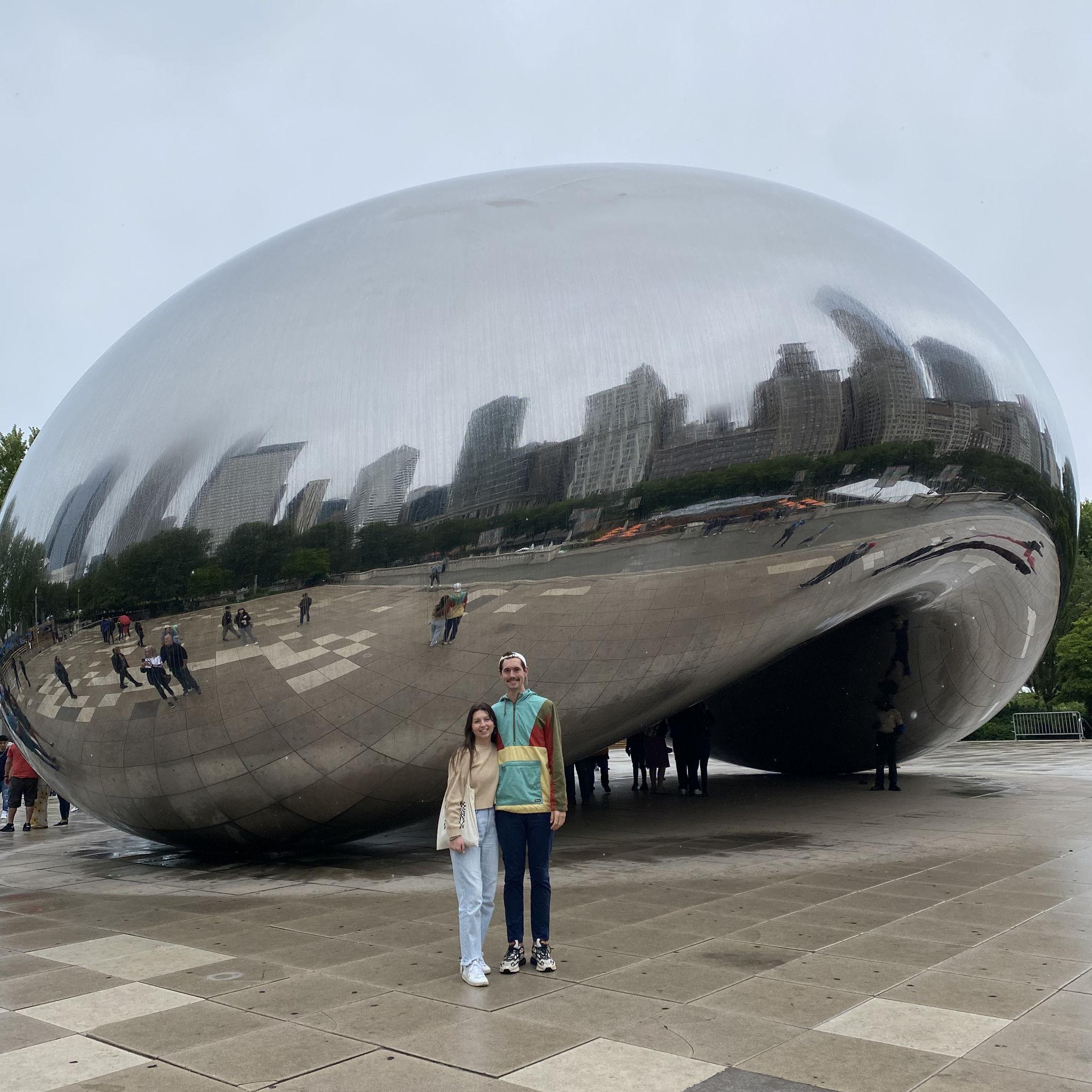 Visiting the bean in Chicago