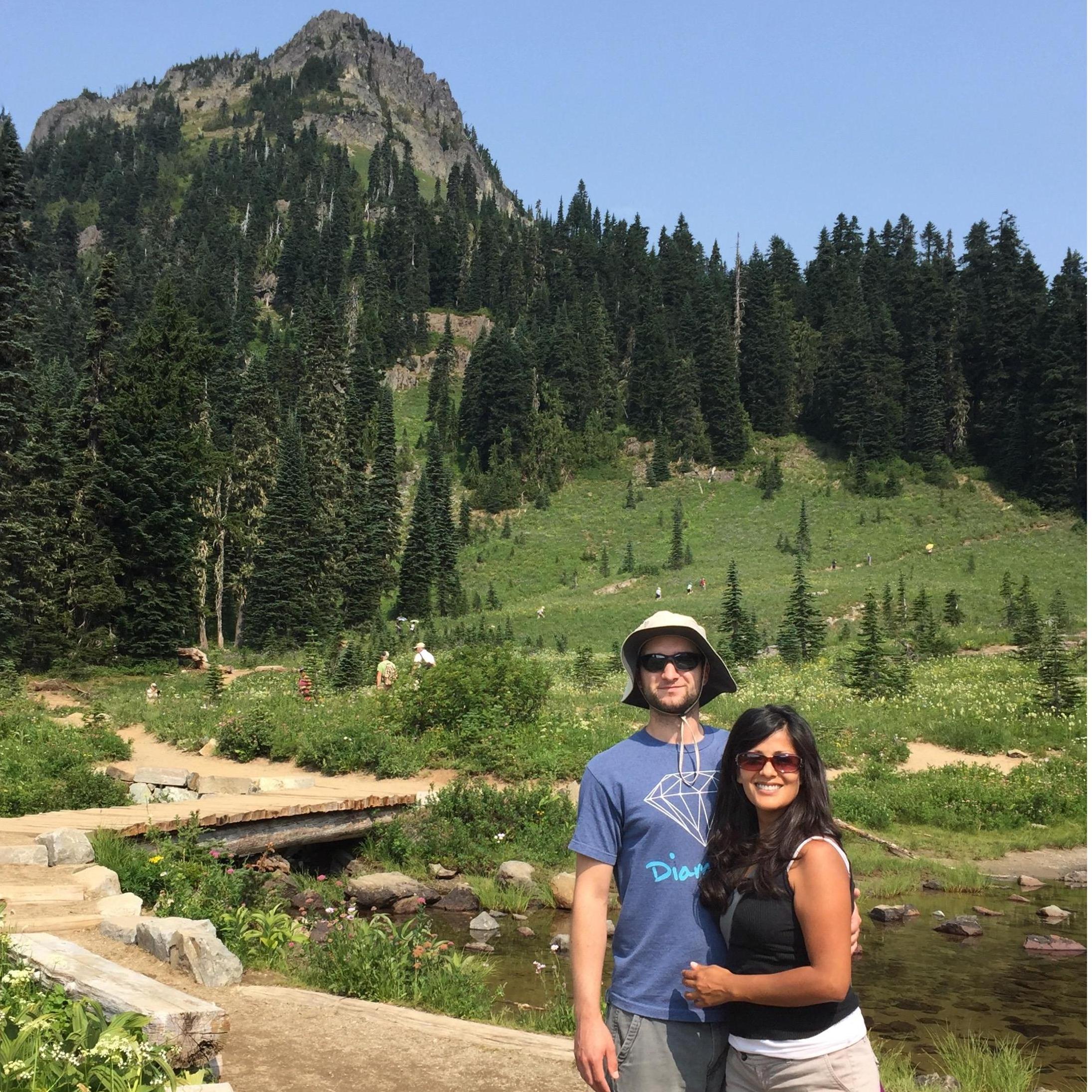Lake Tipoo at Mt. Rainier in Seattle, Washington