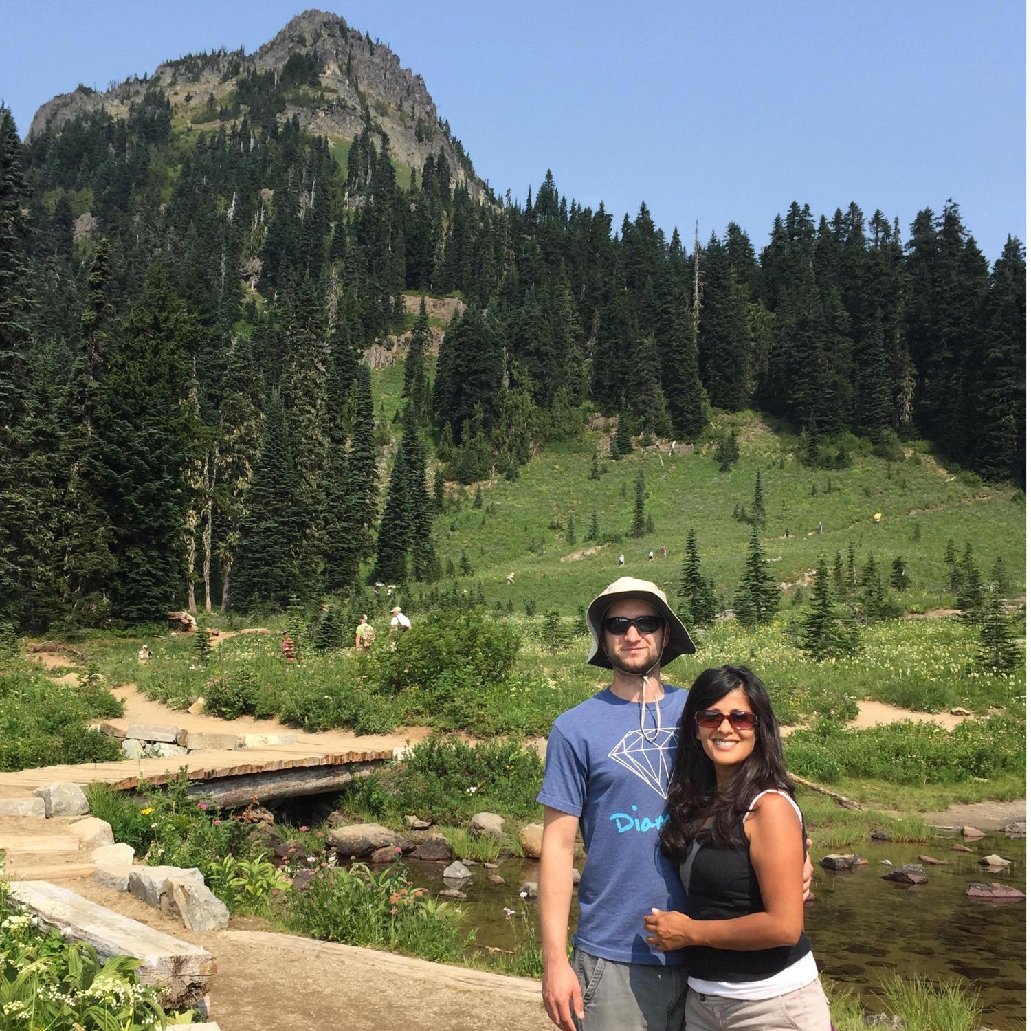 Lake Tipoo at Mt. Rainier in Seattle, Washington