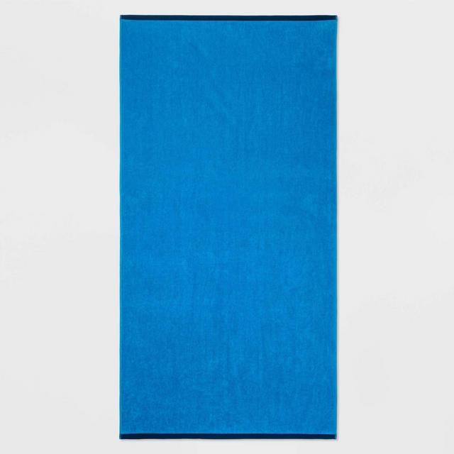 WOW Reversible Beach Towel Blue - Sun Squad™