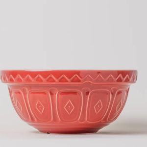 Color Mix Earthenware Mixing Bowl - Red, 9.45" Diameter